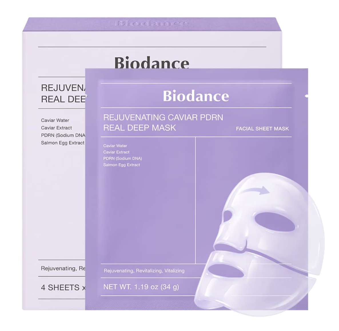 Biodance Bio-Collagen Real Deep Mask, a hydrogel mask for plumping dry skin