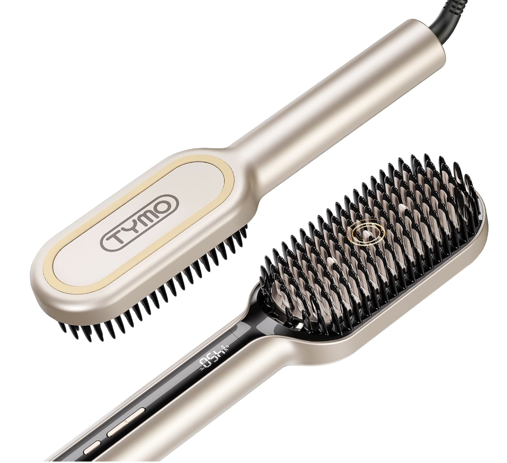 InStyler Straight Up Max ceramic hair straightening brush for thick and coarse hair.