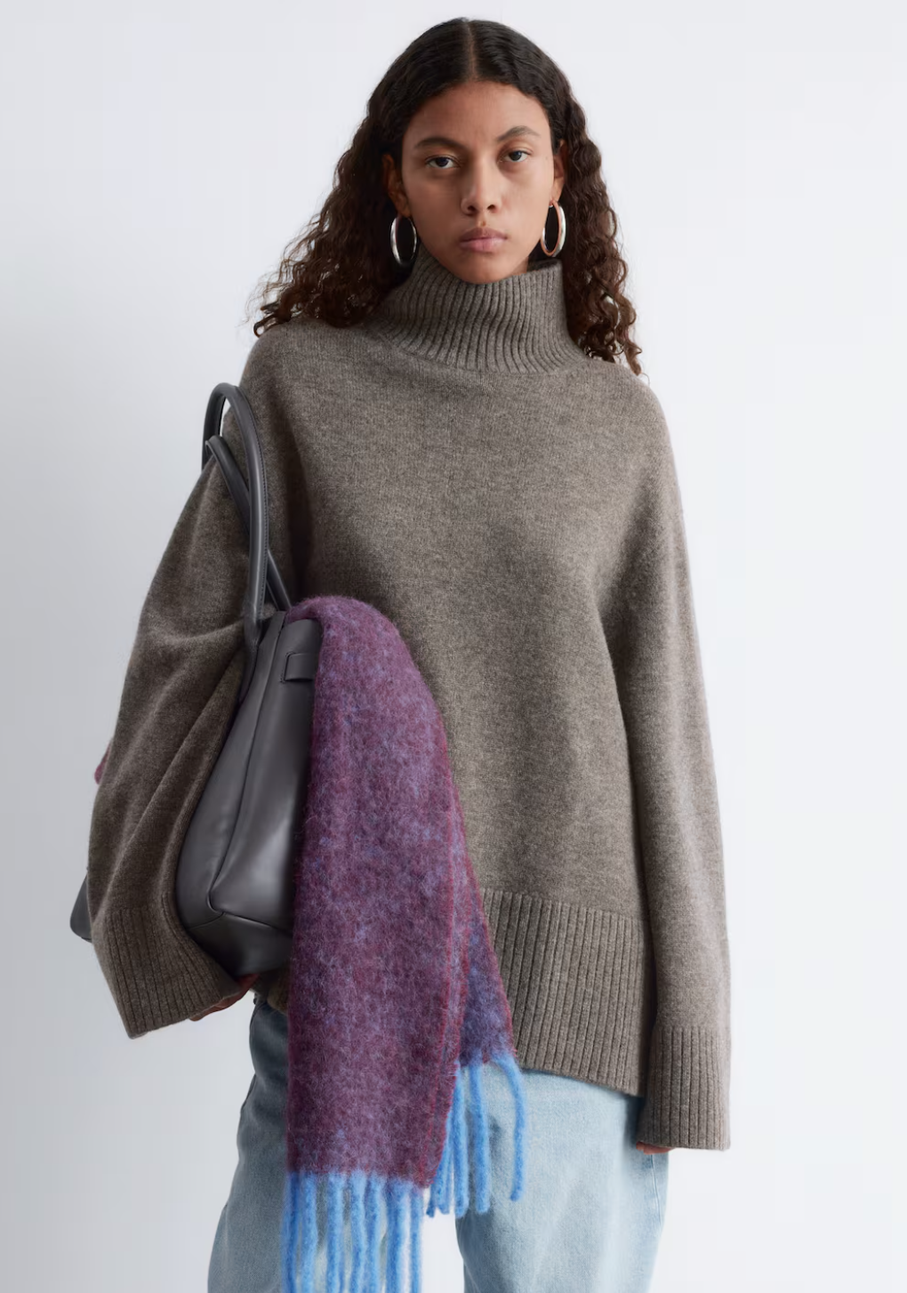 Oversized Turtleneck Wool Jumper $ 139