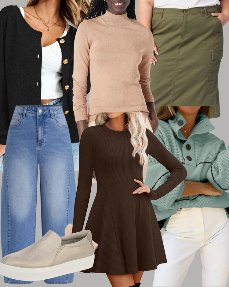 Amazon fall capsule wardrobe for women over 60