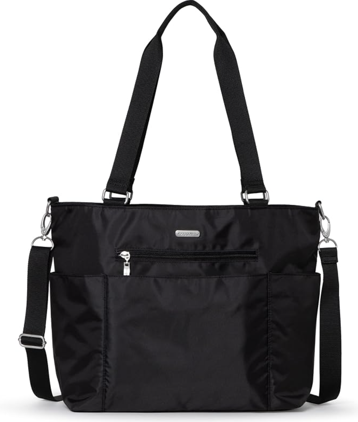 Baggallini Essential lightweight laptop tote for work, appointments and travel.