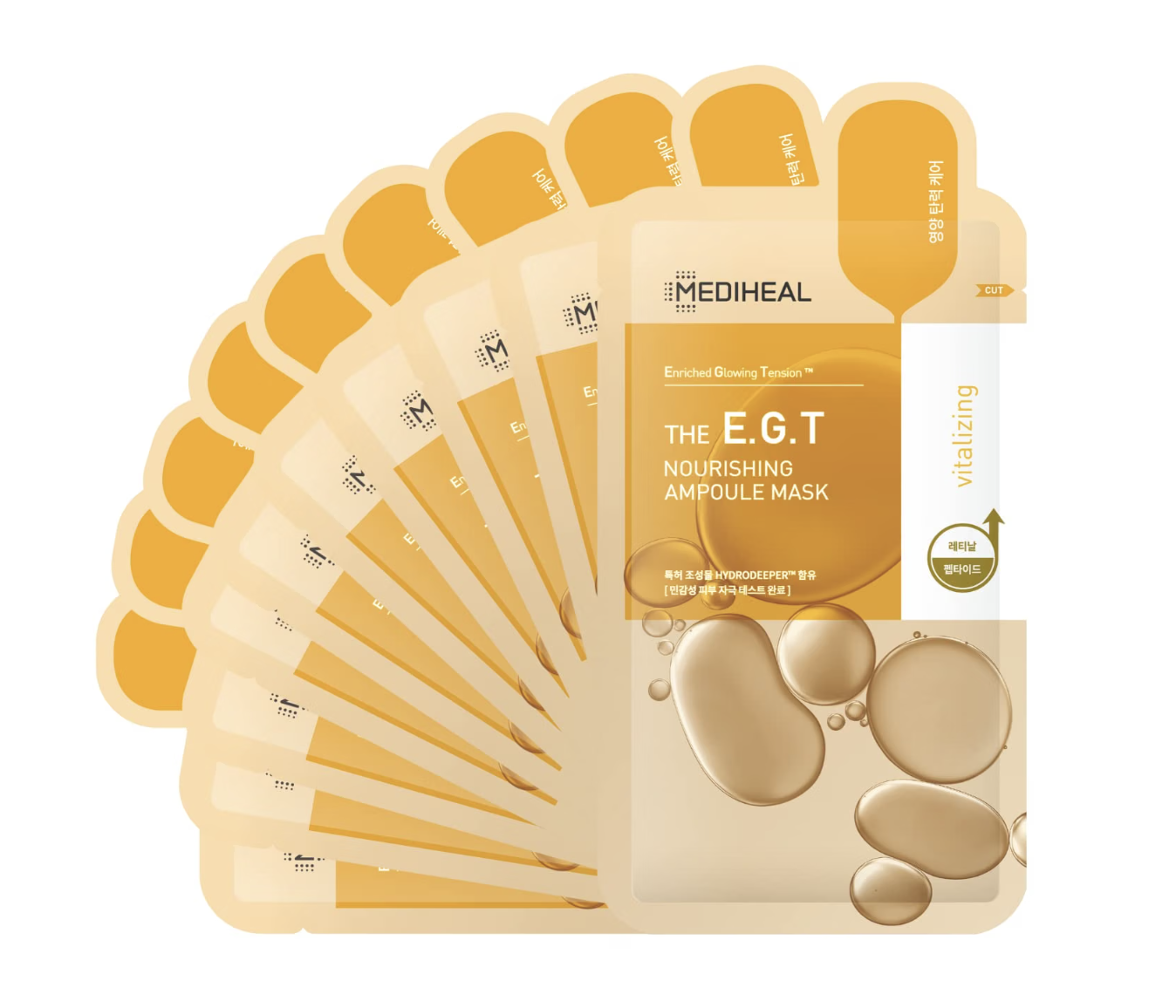 MediHeal The N.M.F. Ampoule Mask, a hydrating sheet mask for dry skin
