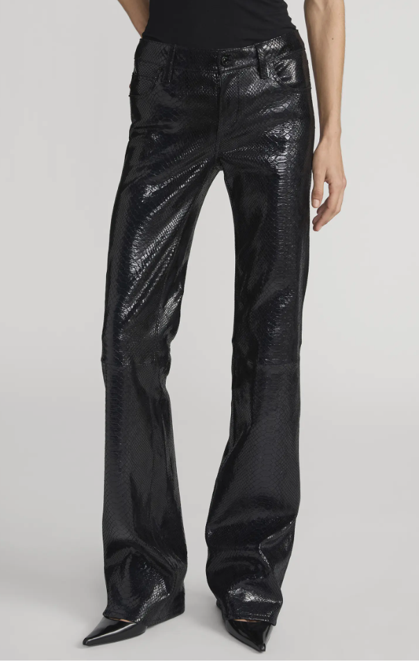 Faux Snakeskin Leather Bootcut Pants FRAME $1,598.00Current Price $1,598.00