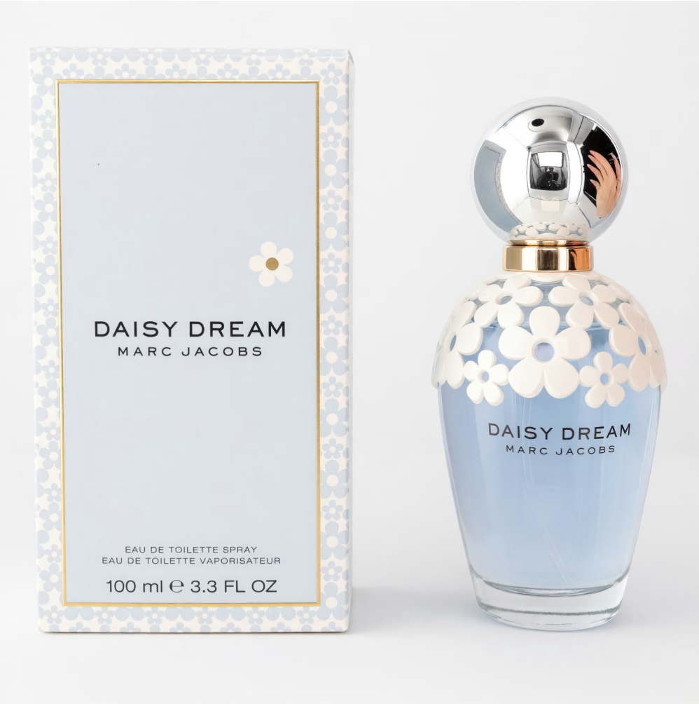 Marc Jacobs Daisy Dream Eau de Toilette bottle with daisy cap