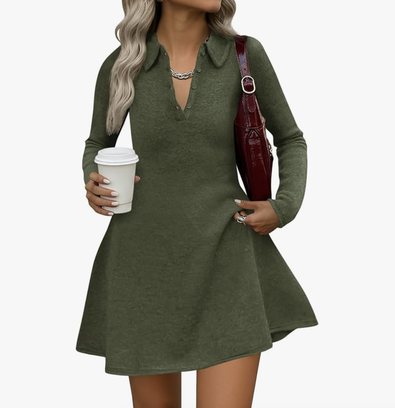 Polo Collared Long Sleeve