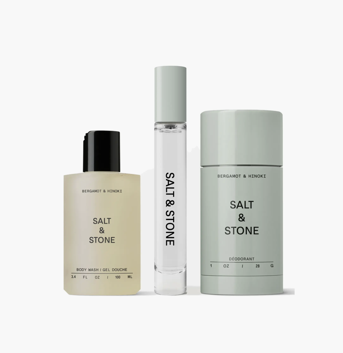 SALT & STONE Bergamot & Hinoki Signature Trio