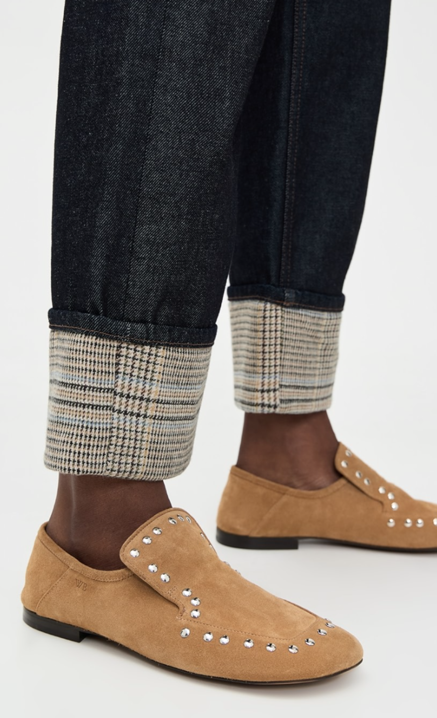 Wales Bonner Studded Slippers  Studded Slippers $640.00