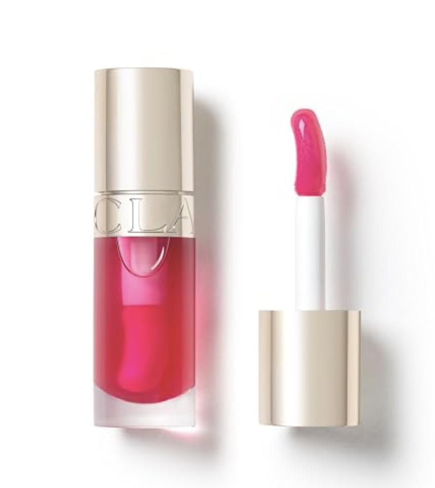 Clarins Lip Comfort Oil with sheer color and mirror-like shine