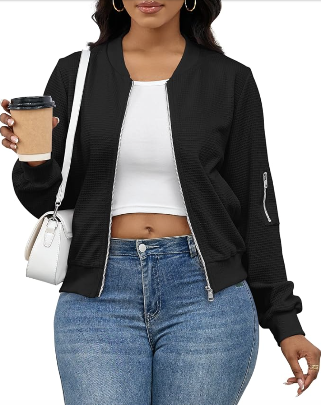 PerZeal full-zip sweatshirt jacket styled for fall, featured in an Autum Love guide