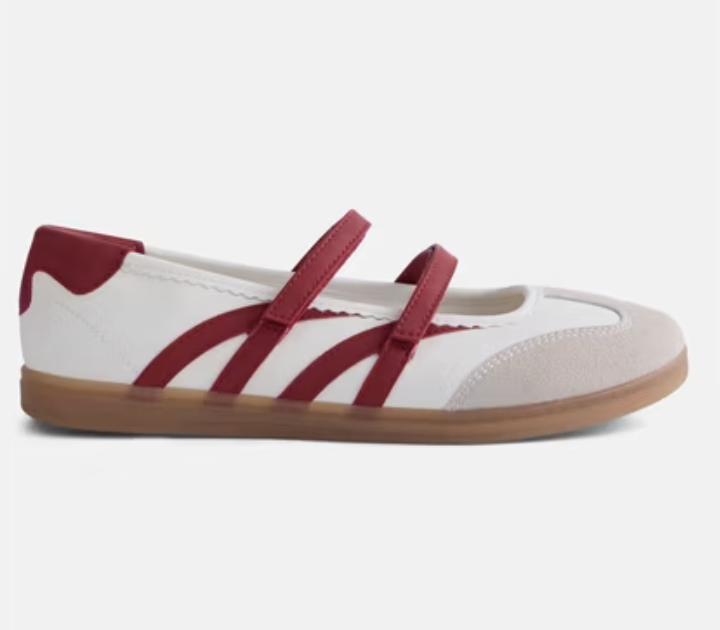 No Boundaries strappy ballet sneakers from Walmart