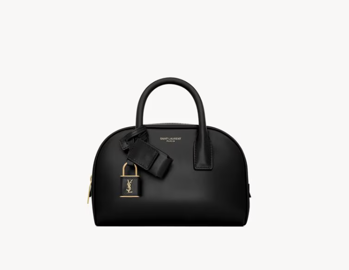 Saint Laurent Sac de Jour handbag in smooth black leather