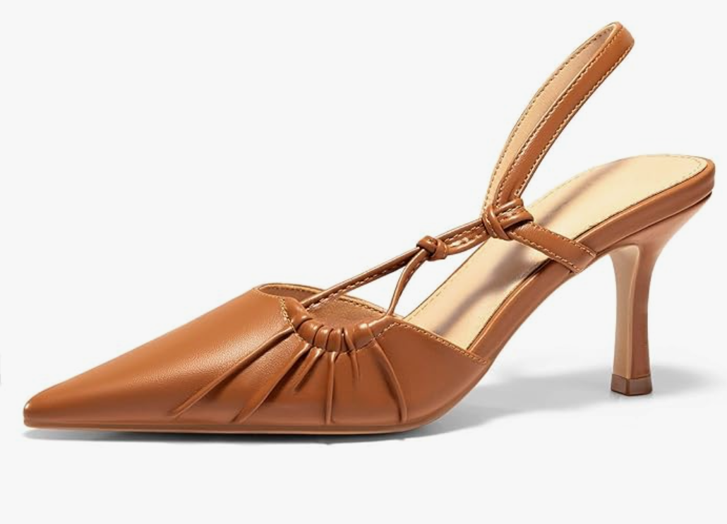 Slingback Kitten Heels