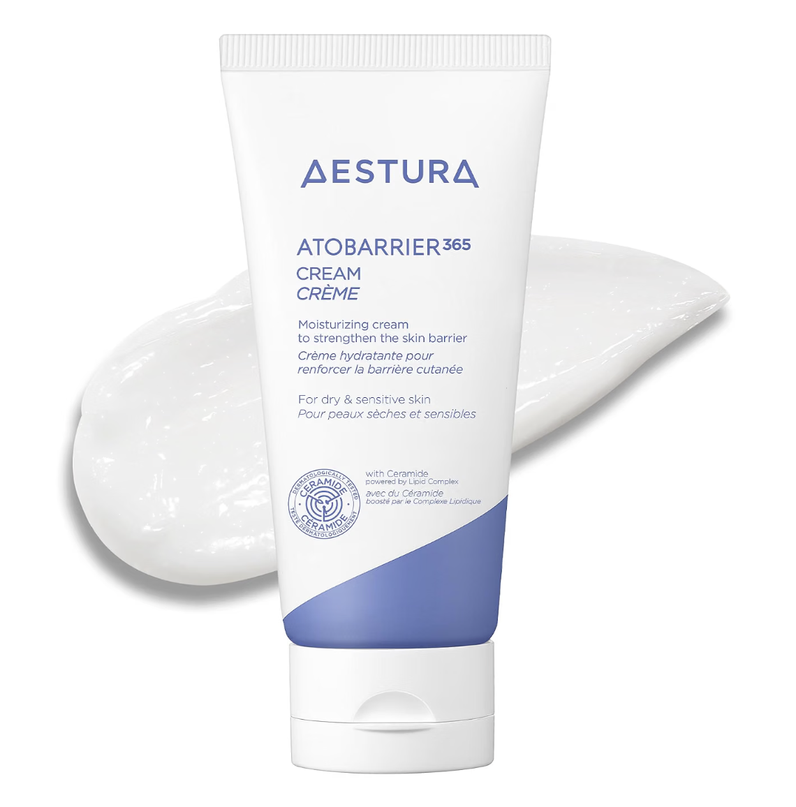 Aestura Atobarrier365 Cream in an 80-milliliter tube