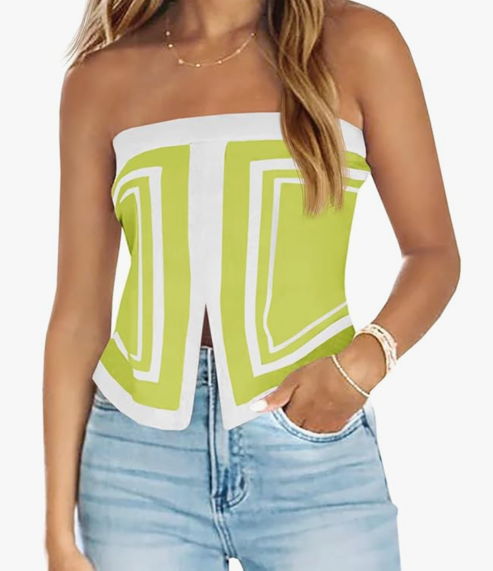 Strapless Crop Tube