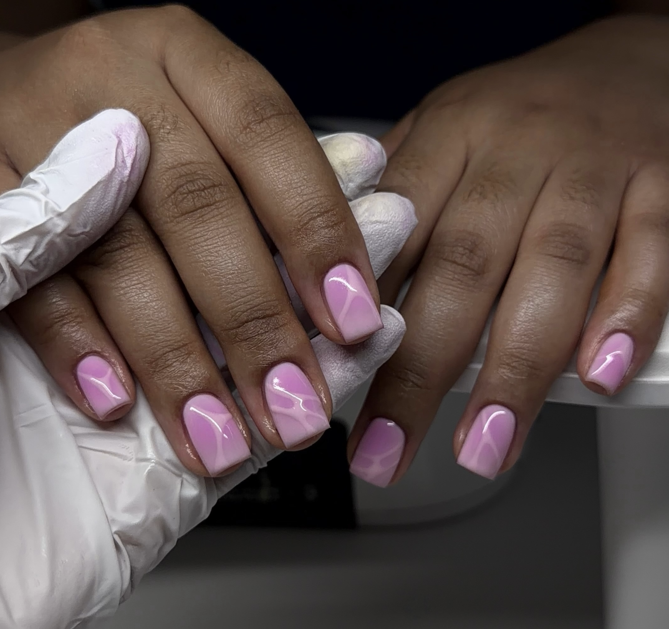 Berry blush nails manicure for the summer-to-fall transition