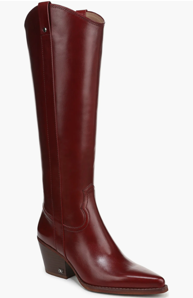 Wyatt Knee High Western Boot (Women) Sam Edelman