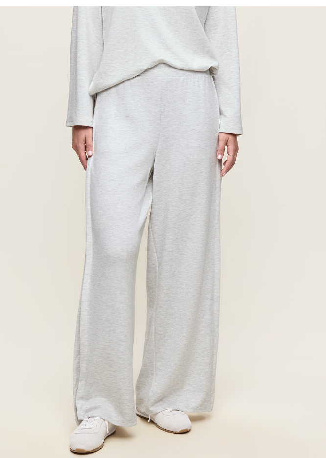 Old Navy High-Waisted Bounce Lite Drapey Wide-Leg Pleated Pants, studio product photo.