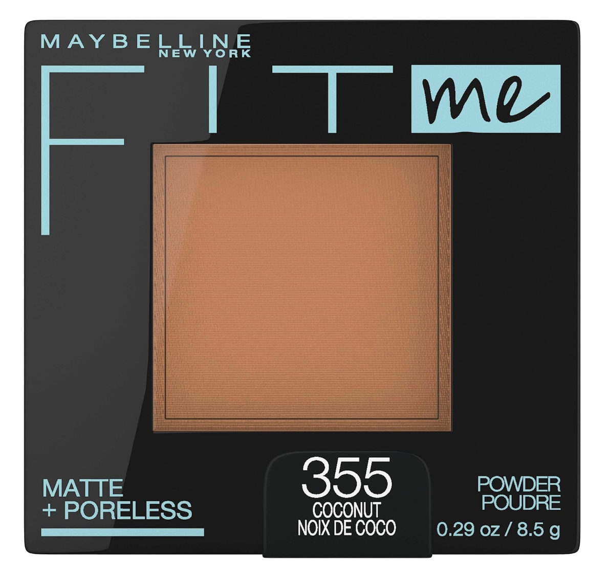 Maybelline Fit Me Matte + Poreless pressed powder compact.