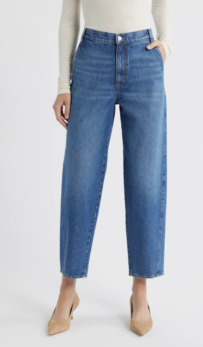 FRAME  The Candle High Waist Barrel Jeans