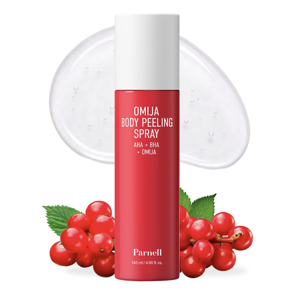 Parnell AHA Omija Ceramic Body Peeling Spray with AHA BHA and PHA
