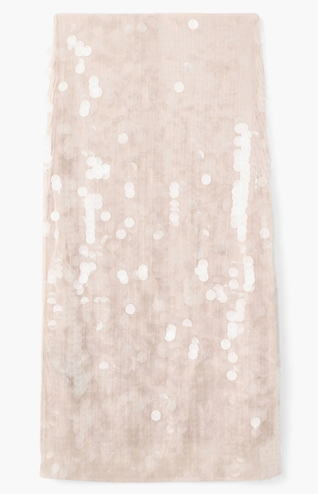 Sequin Paillette Midi Skirt MANGO