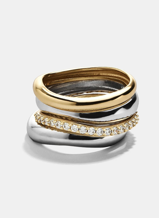 Gina 18K Gold Ring Set $198
