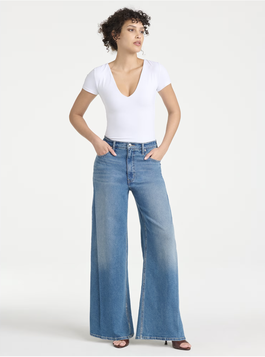 Sofia Jeans pleated wide leg jean from Walmart's October 2026 new arrivals