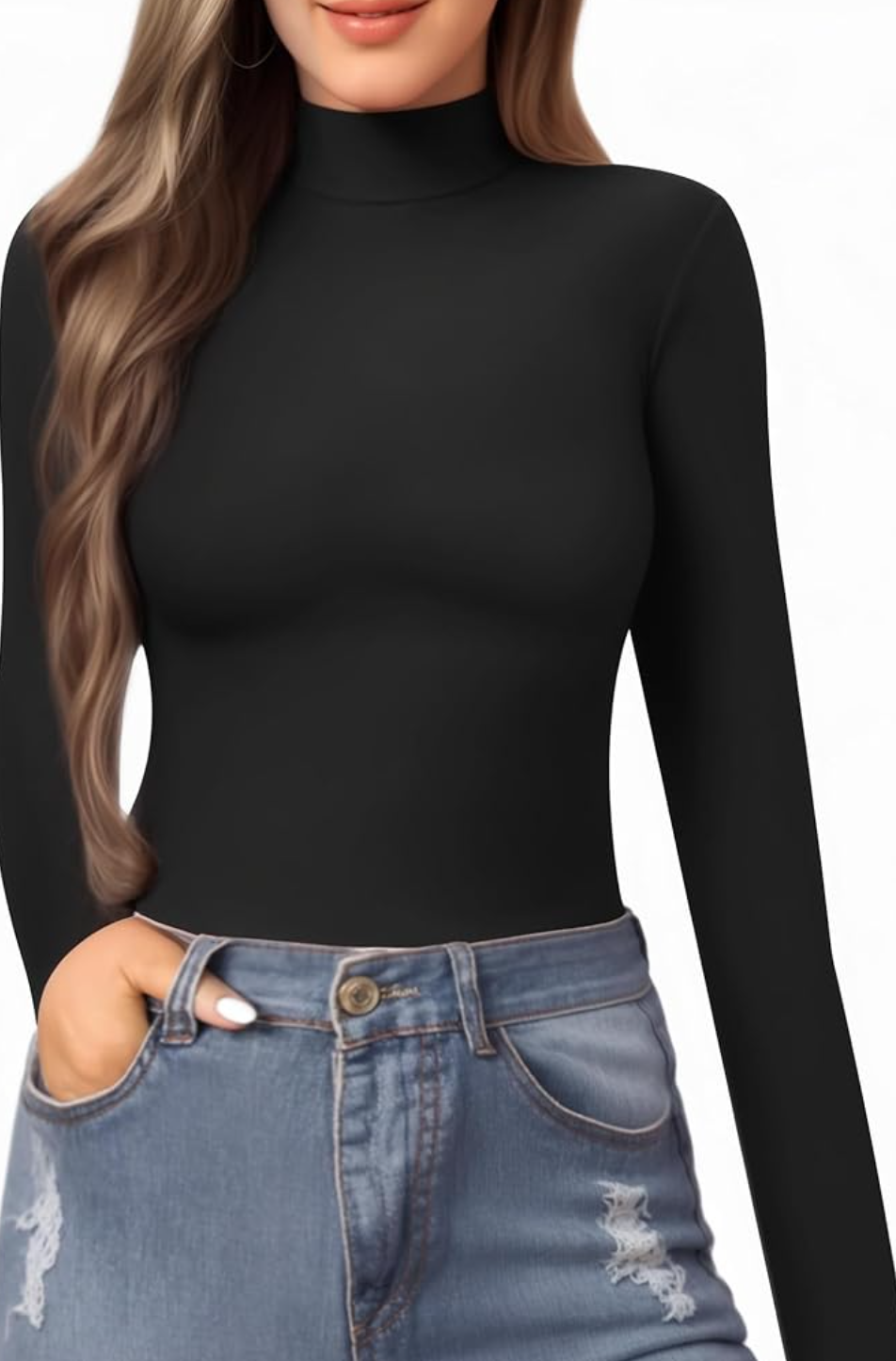 Mock Turtle Neck
