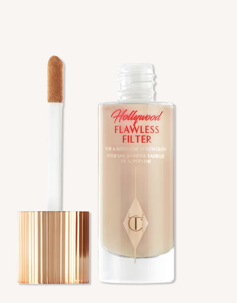 Charlotte Tilbury Hollywood Flawless Filter complexion glow booster.