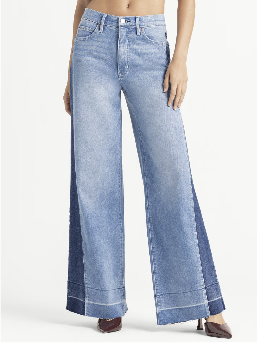 Jessica Simpson Freesia wide-leg jeans.