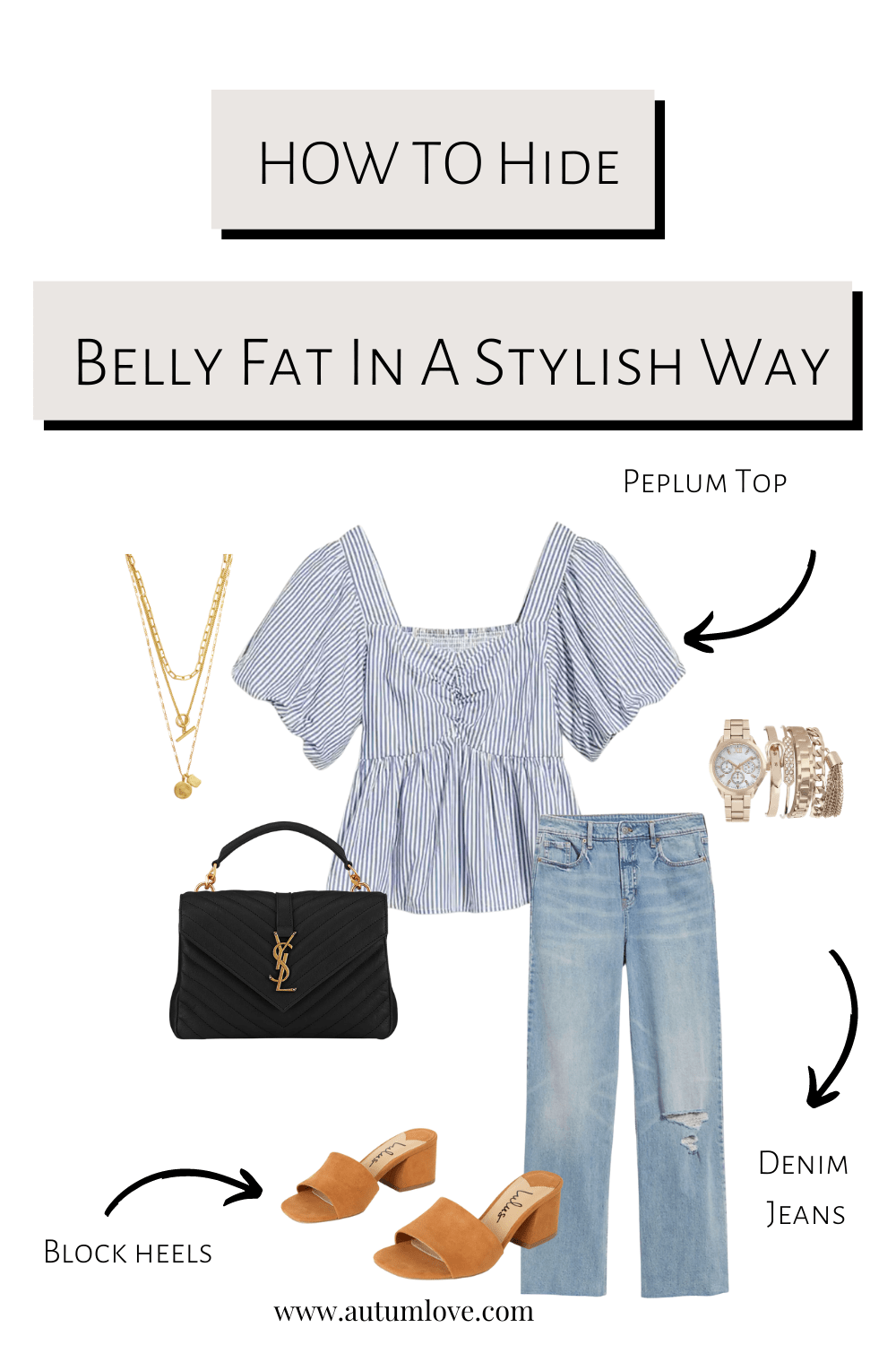 How to Hide Your Tummy Fat Beneath An Awesome Outfit