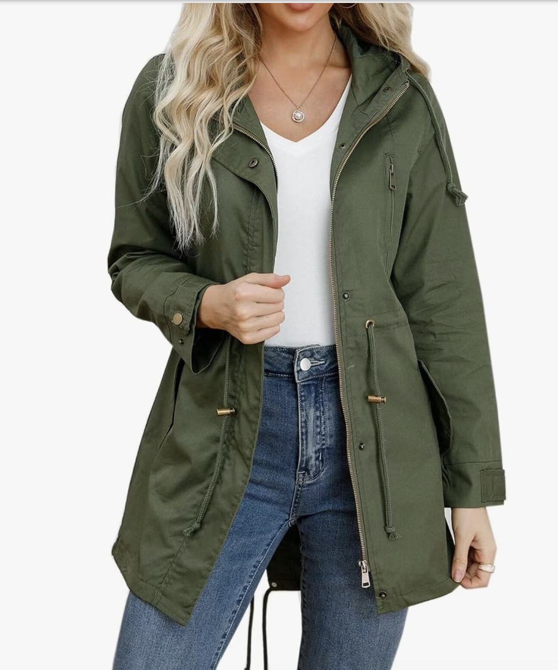 Lightweight utility anorak styled for fall, featured in an Autum Love guide