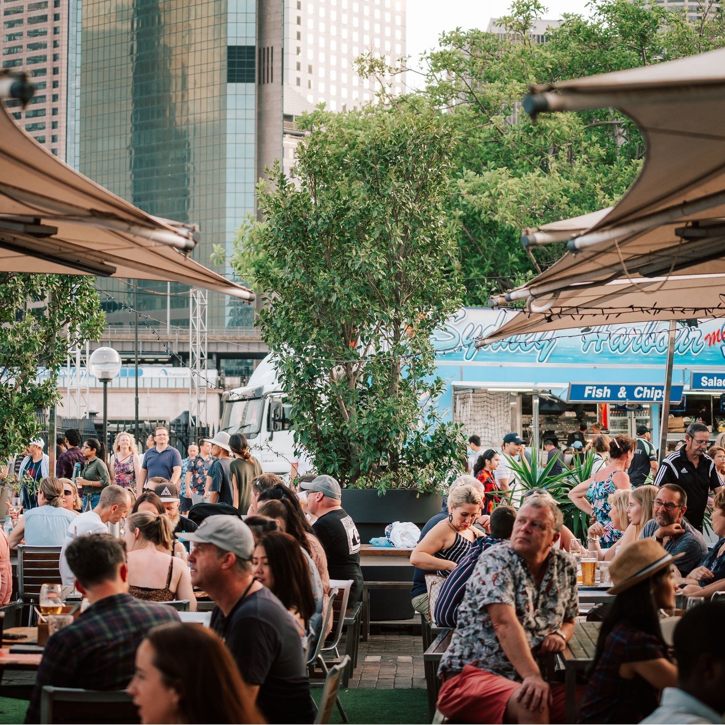 Happy hour in the courtyard 😎 $8 house wines/house sparkling/house beer &amp; $20 cocktail carafes every day from 4pm - 6pm.