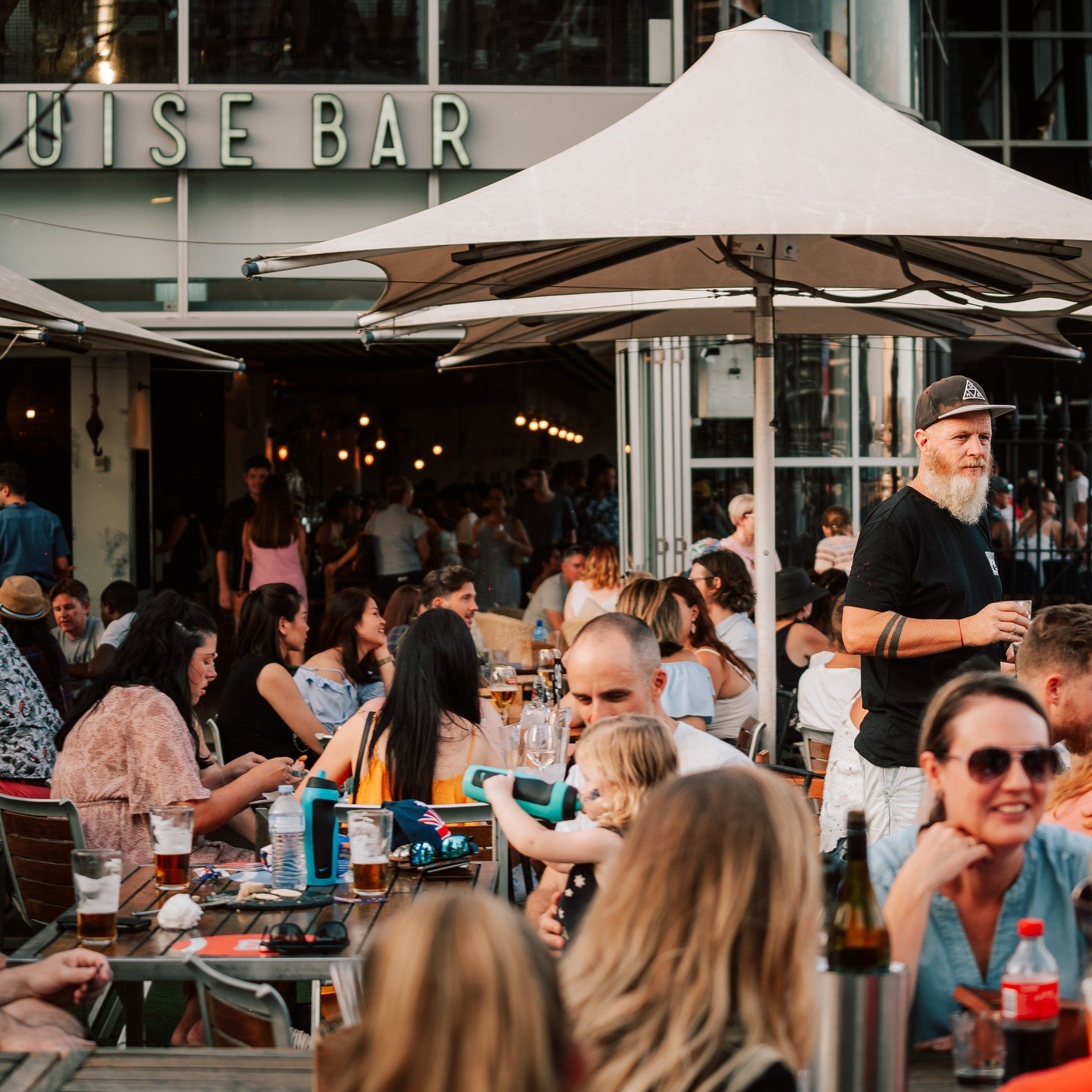 Rain, hail or shine - our covered outdoor courtyard is the perfect place to unwind 🍻