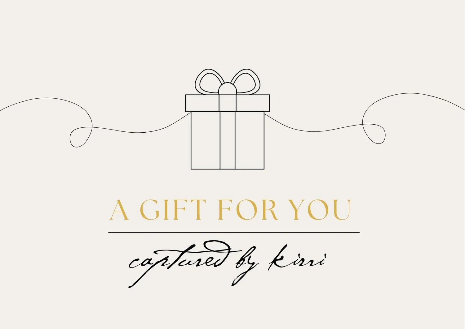 Gift Vouchers Captured By Kirri Gift vouchers captured by kirri