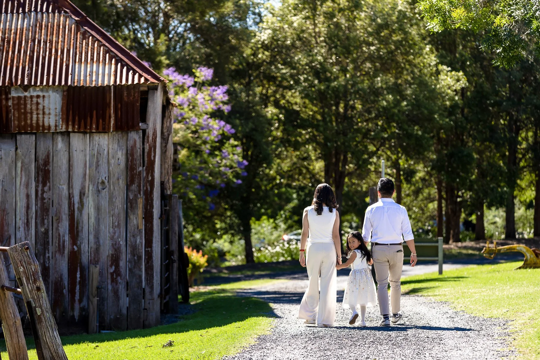 A family photoshoot at Fagan Park in the Hills Distrcit of Sydney