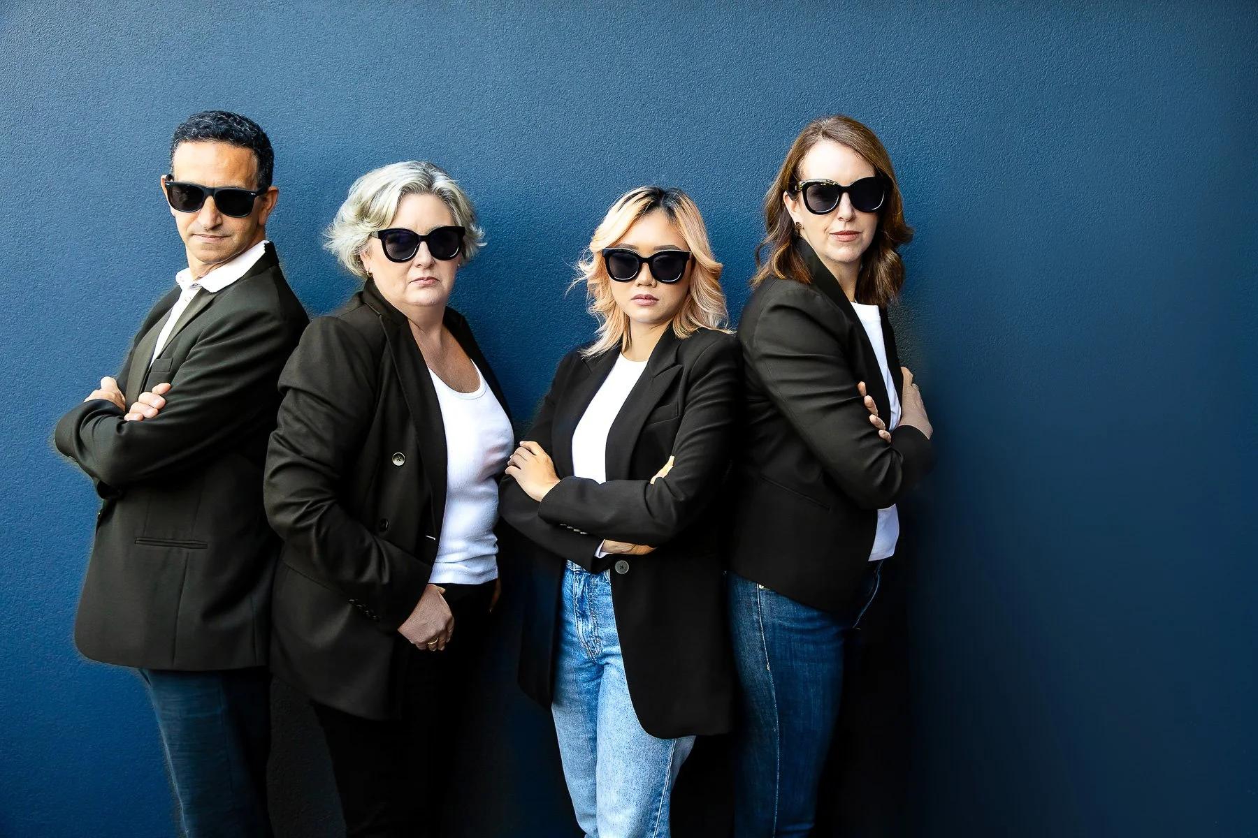 Outside walls at the Astina Suites in Penrith make a great background for gangster type photos for your brand