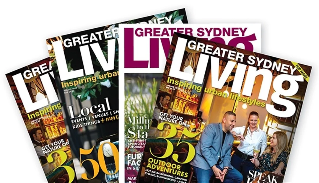 Captured by Kirri featured on many covers and stories for the Greater Sydney Living Magazine