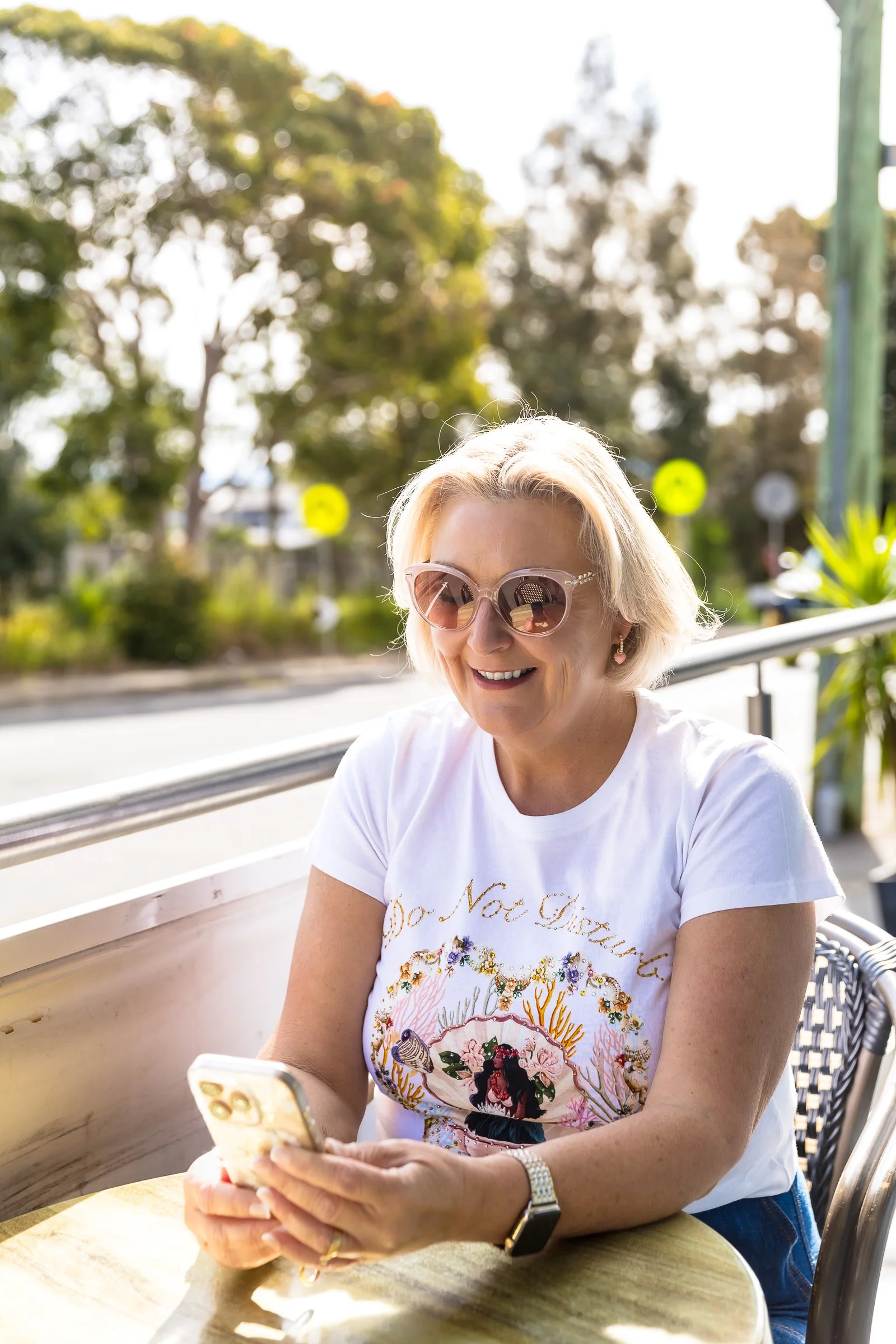 Even the outdoor area was great at Cafe Cicheti & Co in Schofields for branding photos