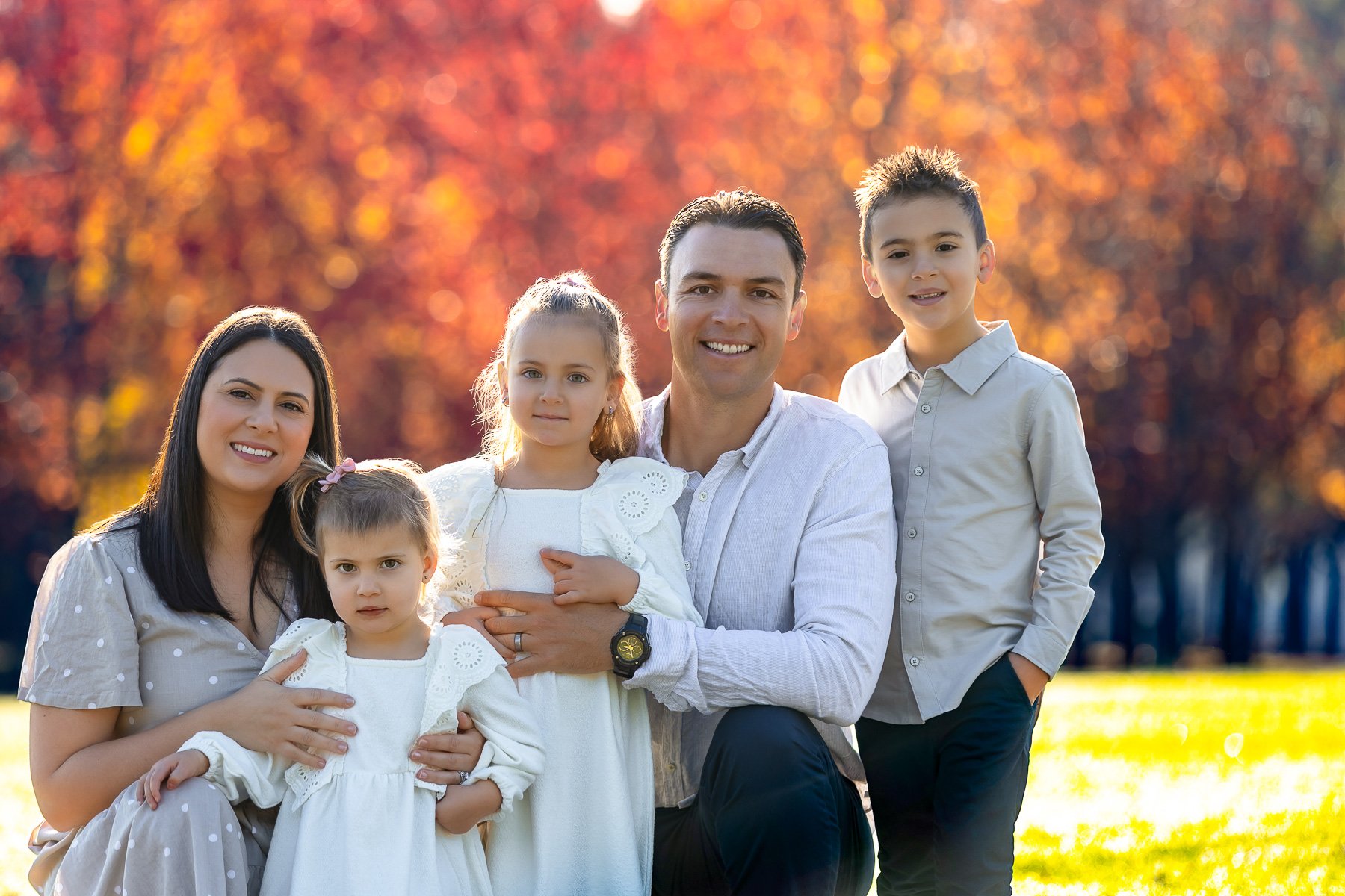 A family photoshoot at Fagan Park in the Hills Distrcit of Sydney