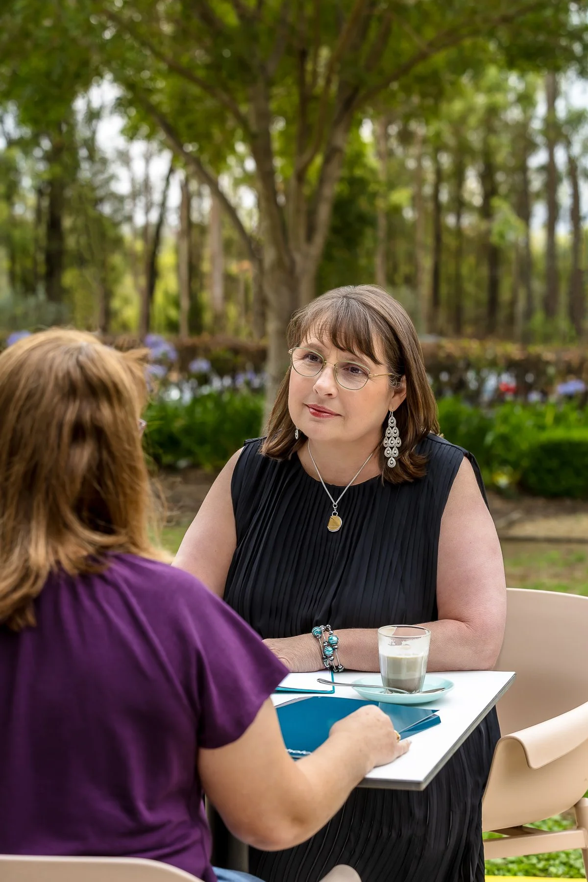 The Coffee Club at Norwest has a great outdoor area that can look like a wonderful client meeting area