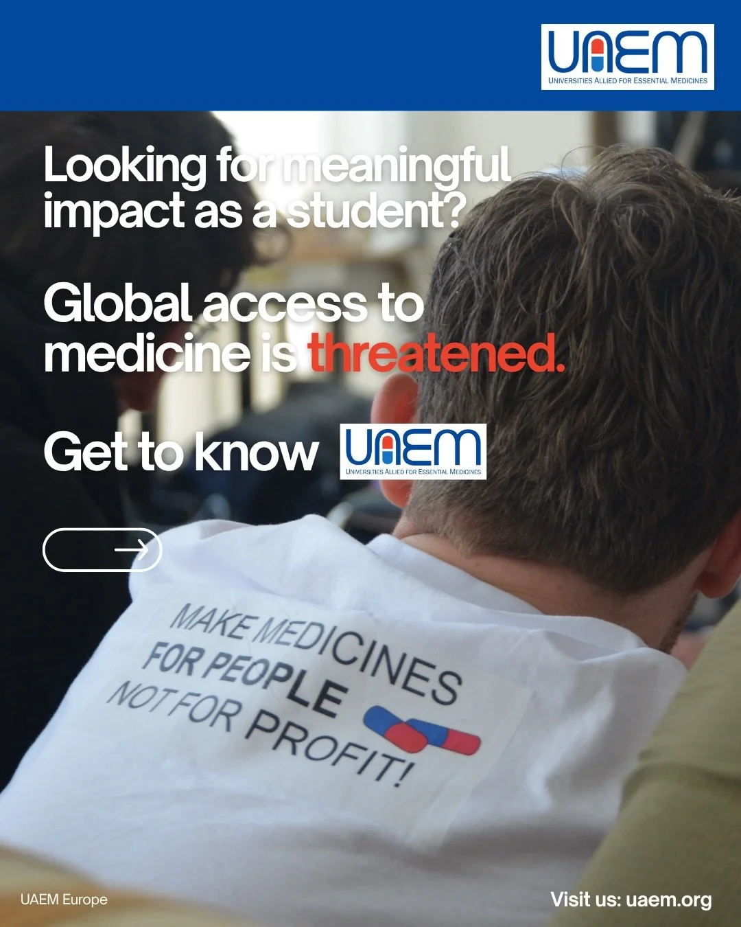 Come and join us as the new academic year begins! Reach out to any nearby chapters to learn more or to get updates from out network. Visit us at uaem.org/europe