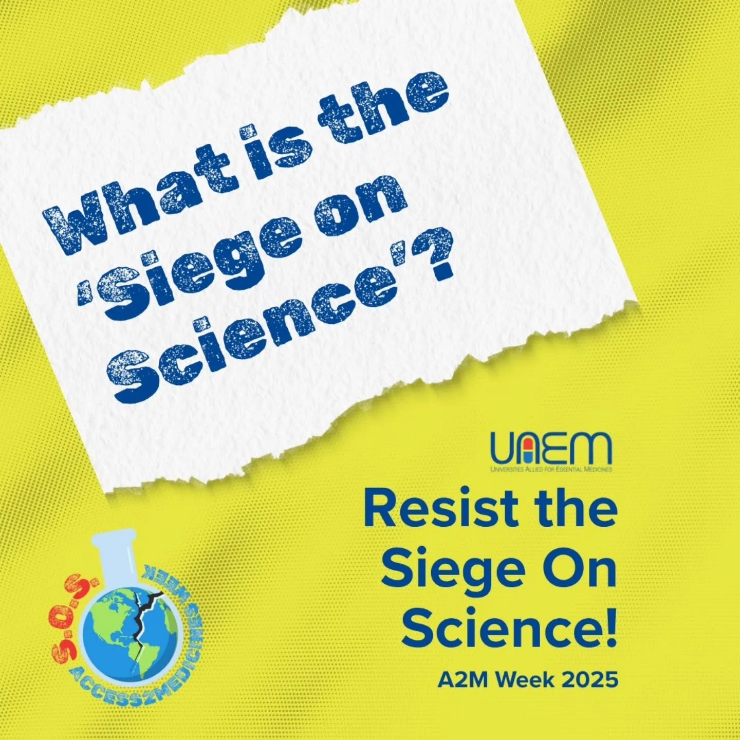 #A2MWeek2025 has officially begun!! We're kicking off with an overview of what the Siege On Science looks like, and invite you to explore this theme further at your own universities through this year's A2M week activities - check out our last post fo