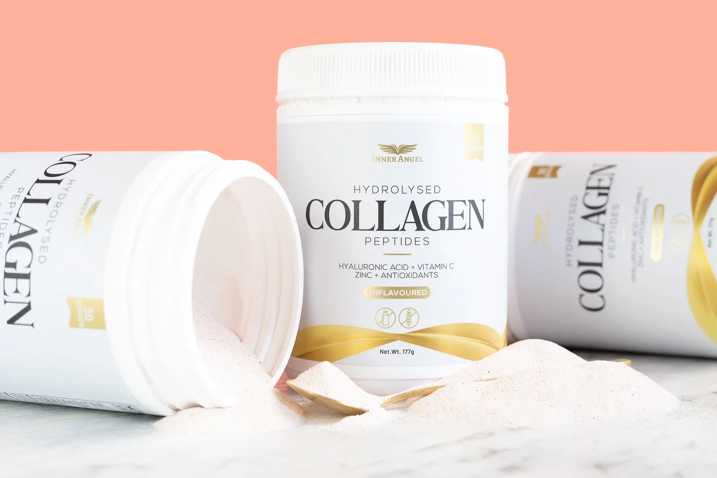 I have a thing for make products look good. 
Like, *really* good.
😎 
#therightbitofeverything #productphotographer #productphoto #productphotoshoot #productphotography #innerangel #innerangelcollagen #collagen #collagenpowder #collagendrink #auss