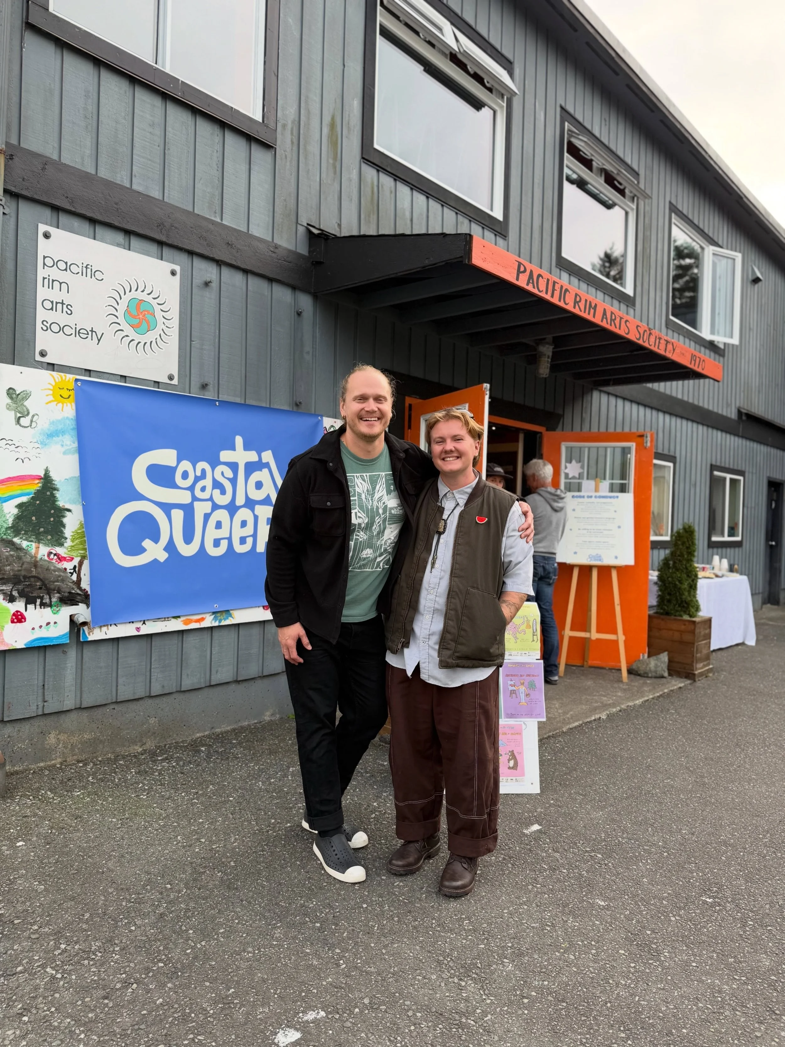 Yesterday evening I was delighted to attend the opening of &lsquo;Queers of the Coast&rsquo; 2026 Cultural Heritage Festival. It&rsquo;s a beautiful collaboration between @pacificrimarts, @coastalqueers, and a number of other great local organization