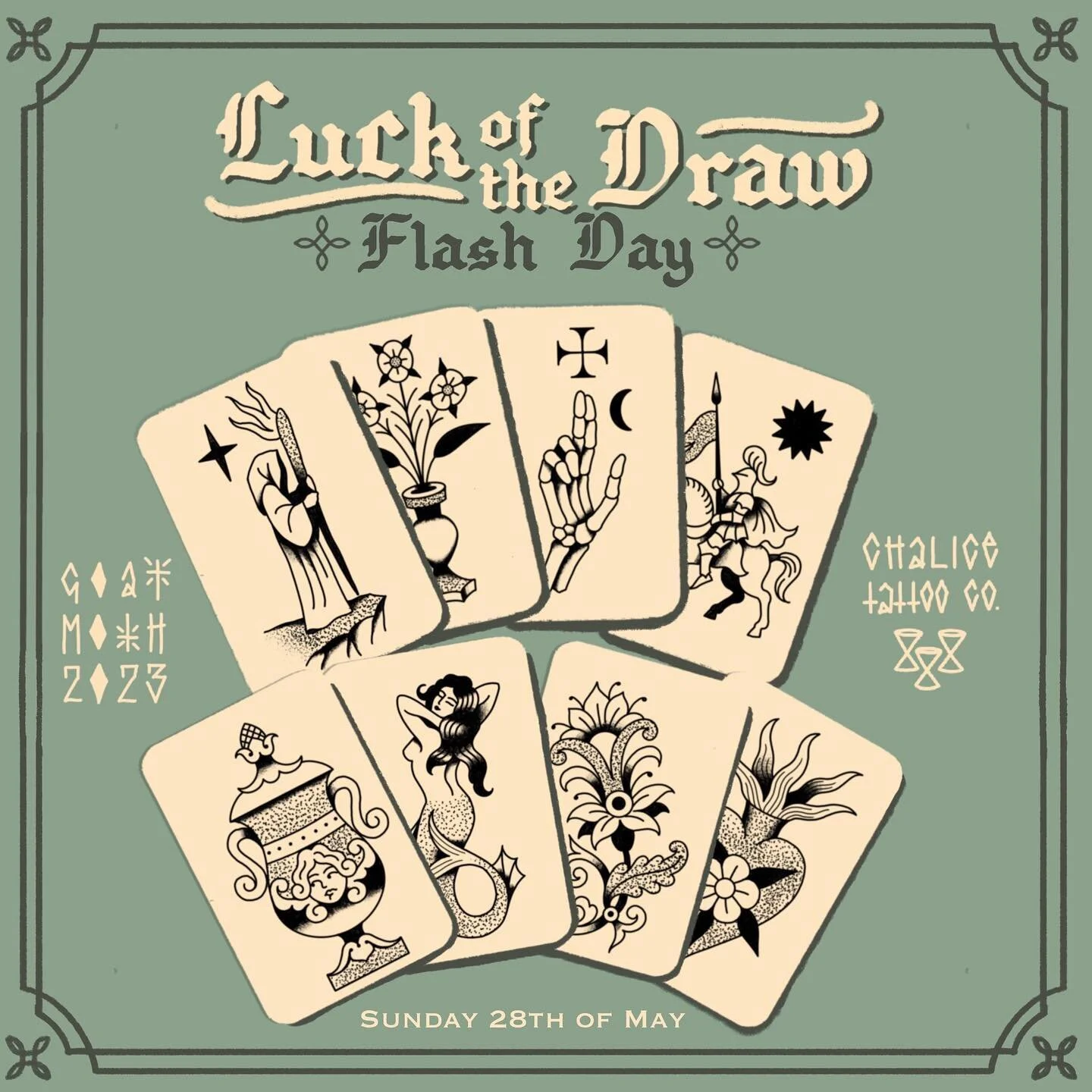 👁️✨ Some of my flash for the up coming Luck of the Draw flash day at Chalice! Can&rsquo;t wait! ✨👁️

#tattoo #tattoos #ink #inked #art #tattooartist #tattooart #tattooed #tattoolife #tattooidea #artist #blackwork #instagood #tattoodesign  #tattooin