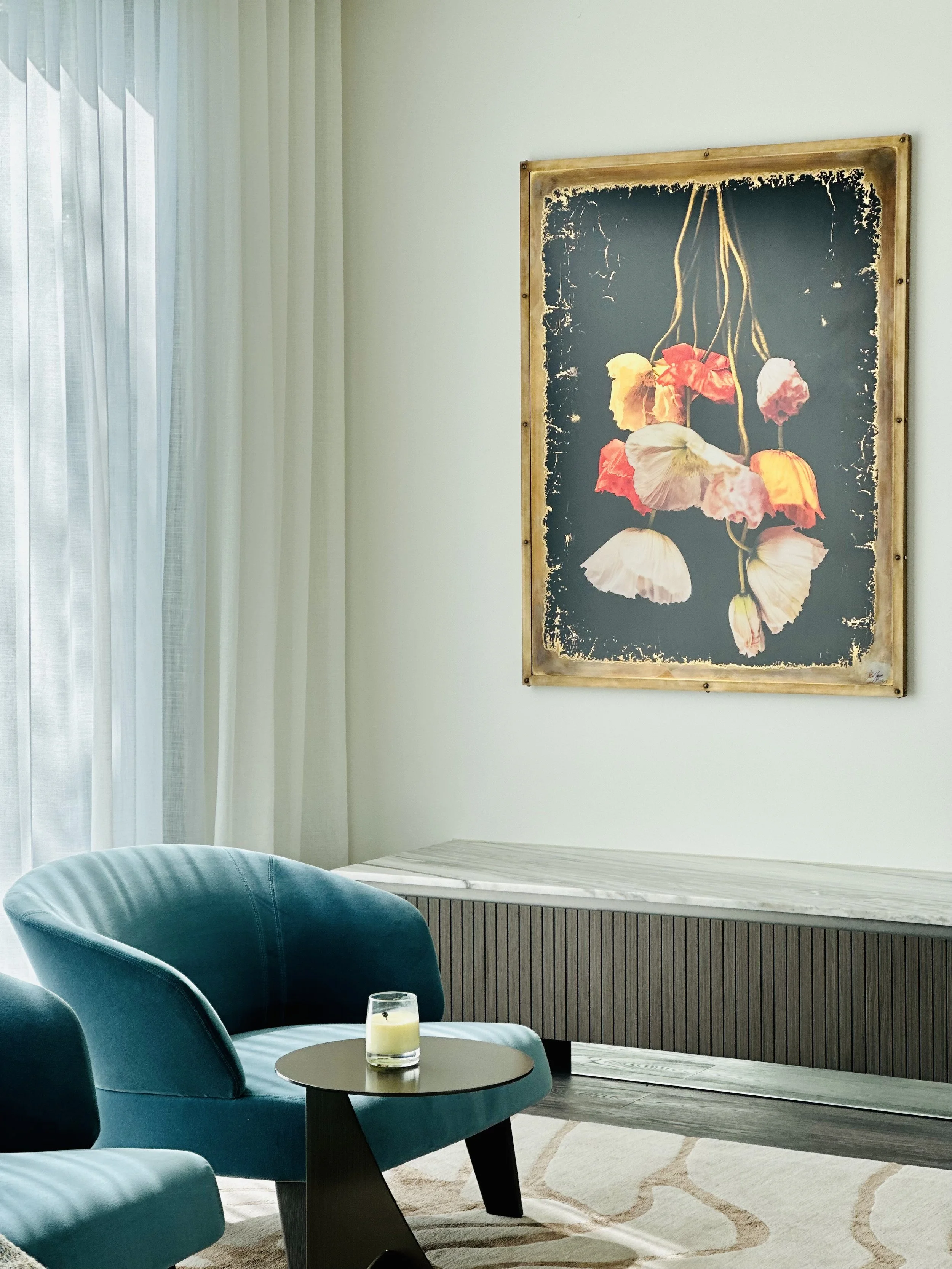 PHOTOGRAPHIC BRASS PLATES - DUTCH POPPIES