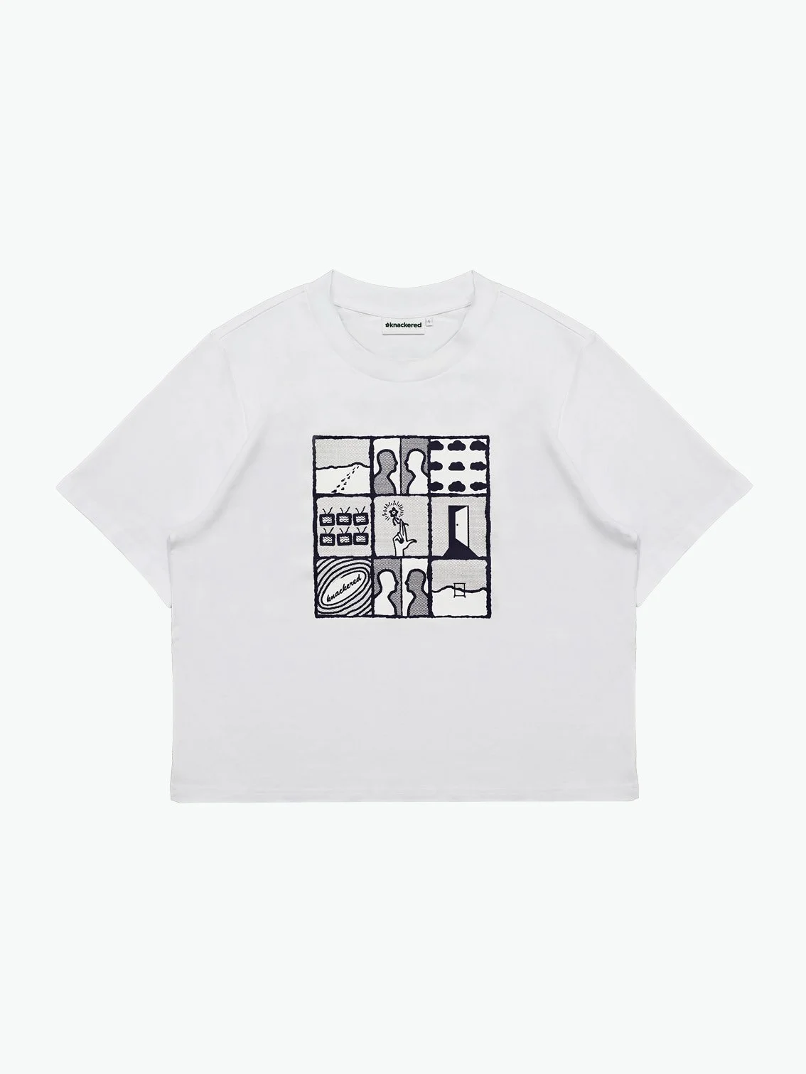 vision tee, white