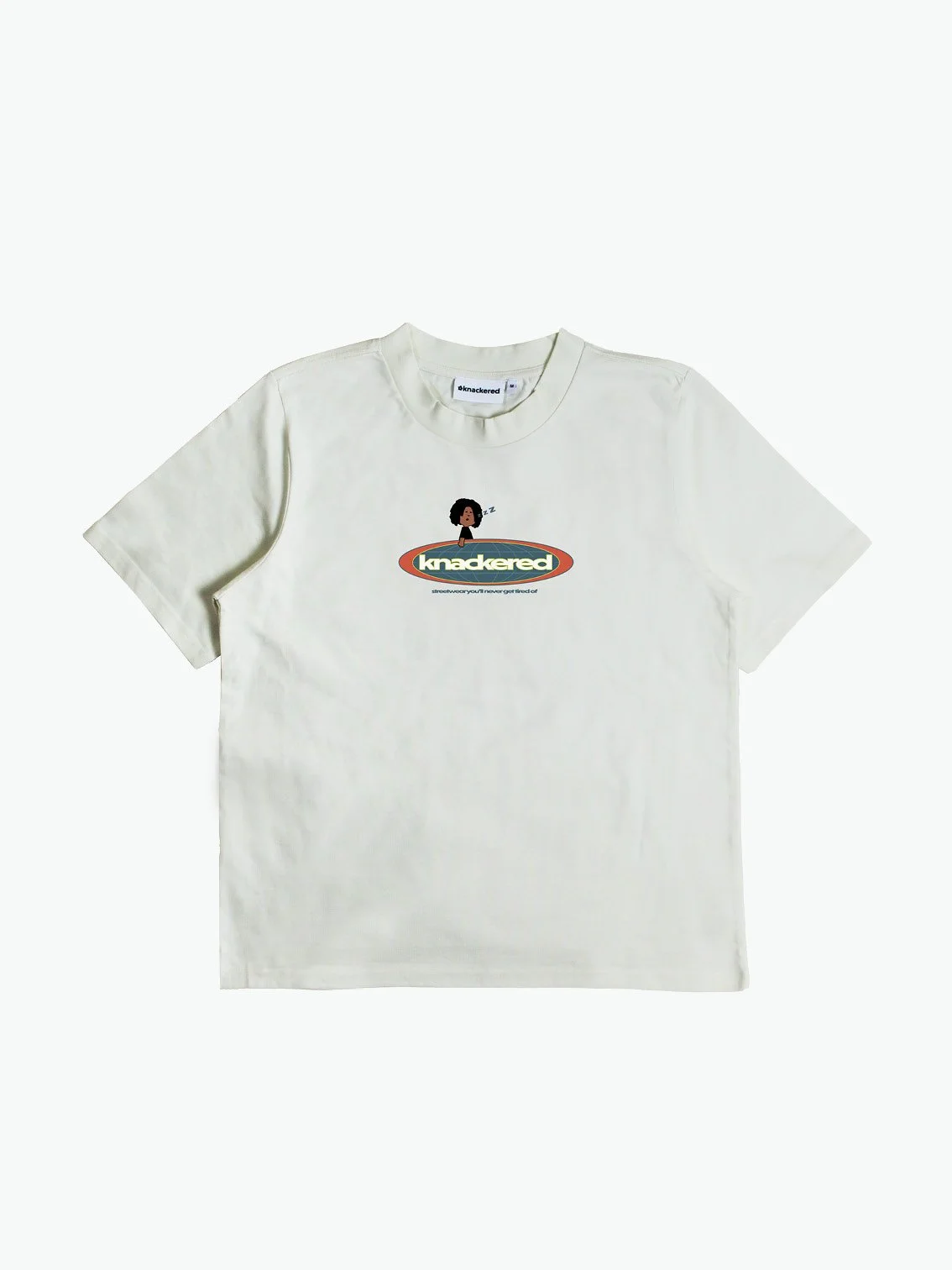 sleepy tee, buttermilk