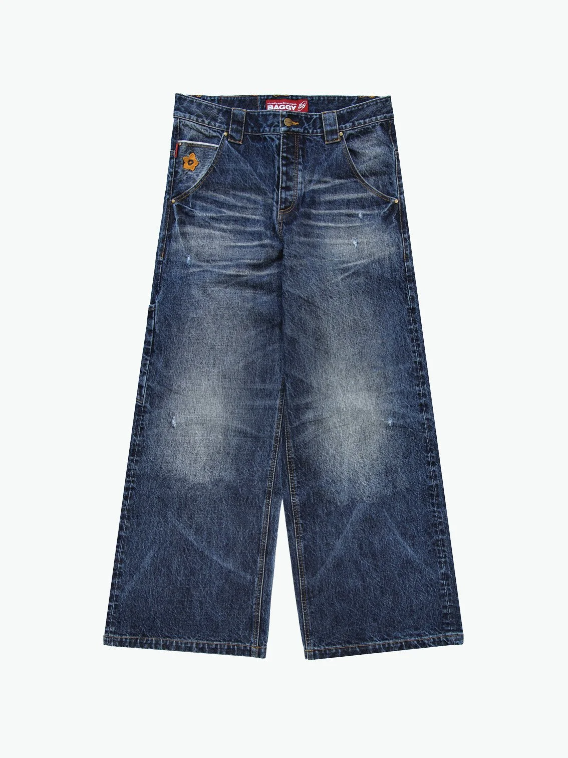 heavy wash aged selvedge